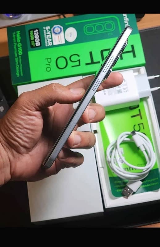 infinix hot 50 pro 8 months warranty 10/10 10