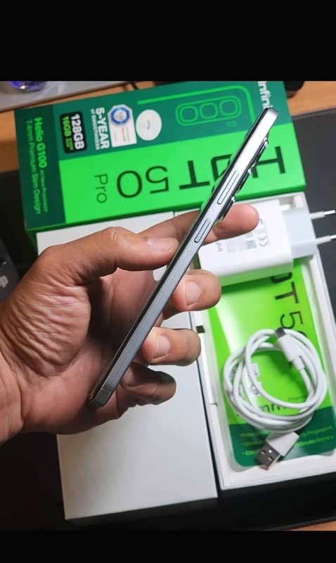 infinix hot 50 pro 8 months warranty 10/10 11