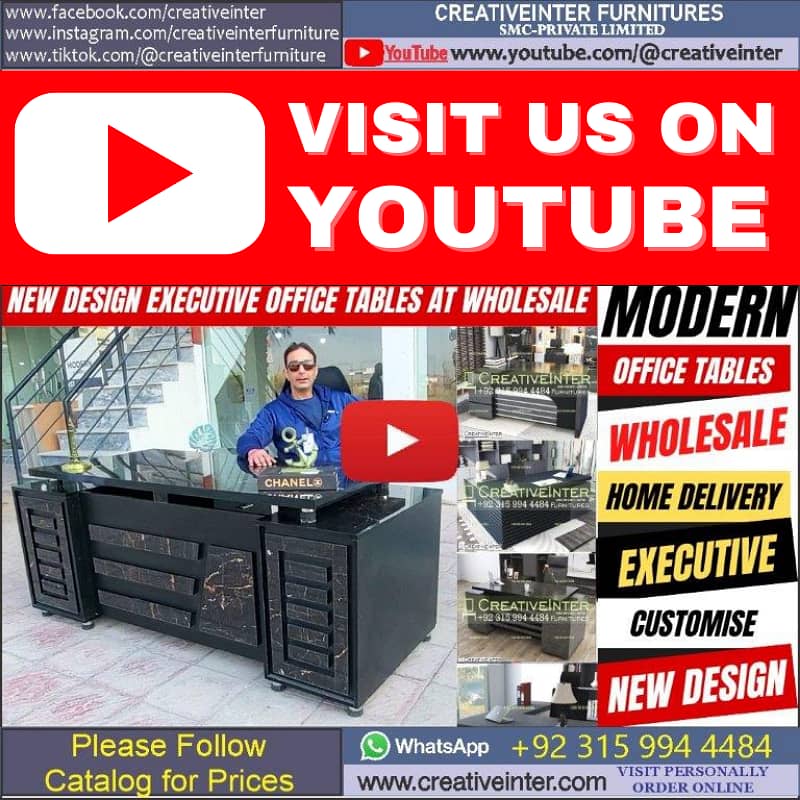 Office Table Modern Desktop Computer Desk Gaming PC Laptop Desk Work 0