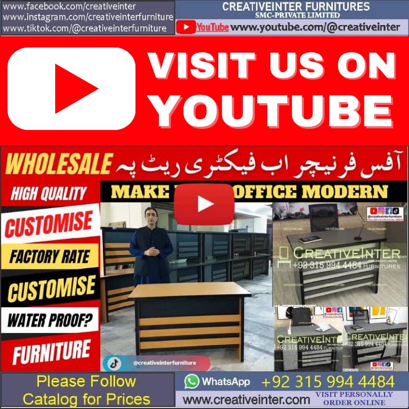 Office Table Modern Desktop Computer Desk Gaming PC Laptop Desk Work 1
