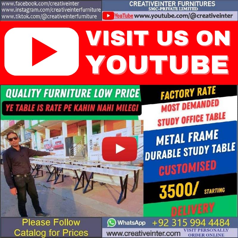 Office Table Modern Desktop Computer Desk Gaming PC Laptop Desk Work 2