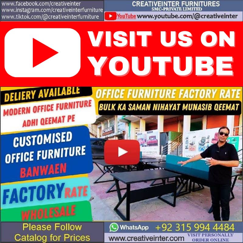Office Table Modern Desktop Computer Desk Gaming PC Laptop Desk Work 3