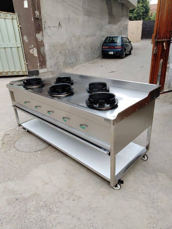 Chinese Cooking Range 5 Burner 2