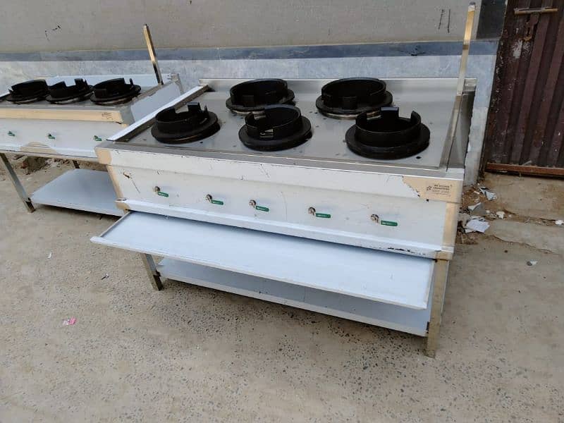 Chinese Cooking Range 5 Burner 6
