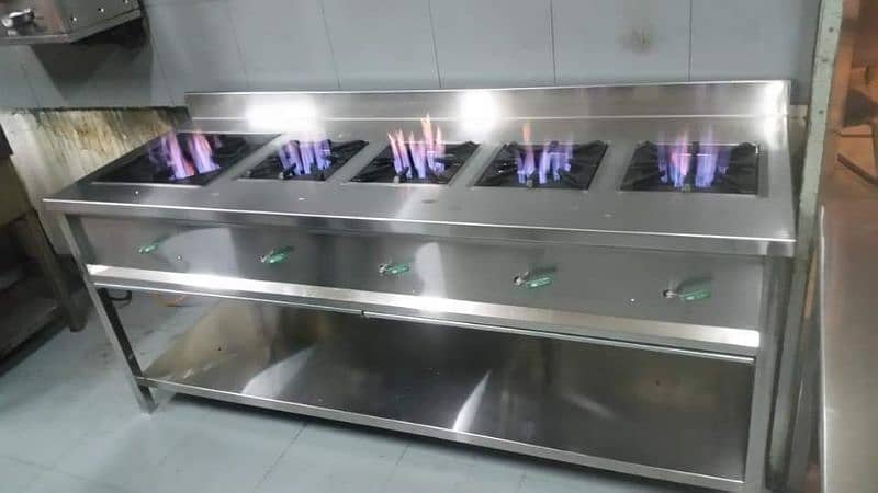 Chinese Cooking Range 5 Burner 17