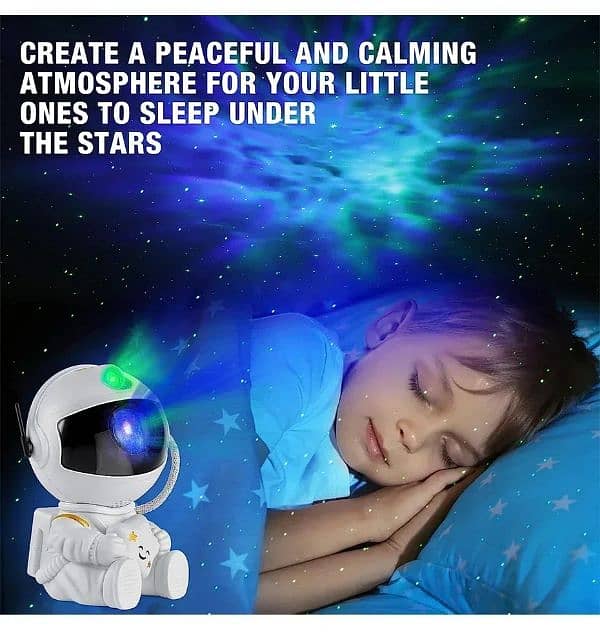 Star Projector Galaxy Night Light Astronaut Space Projector 2