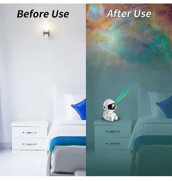 Star Projector Galaxy Night Light Astronaut Space Projector 6