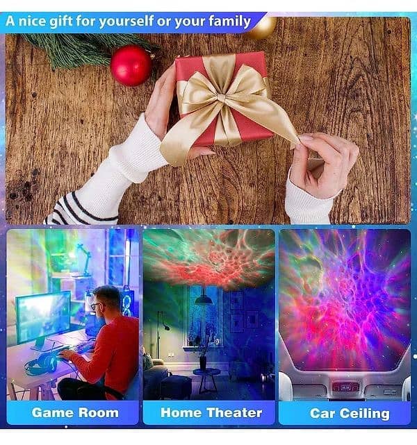 Star Projector Galaxy Night Light Astronaut Space Projector 8