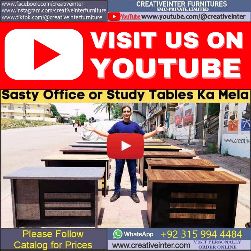 Office Table Modern Desktop Computer Desk Gaming PC Laptop Desk Work 0