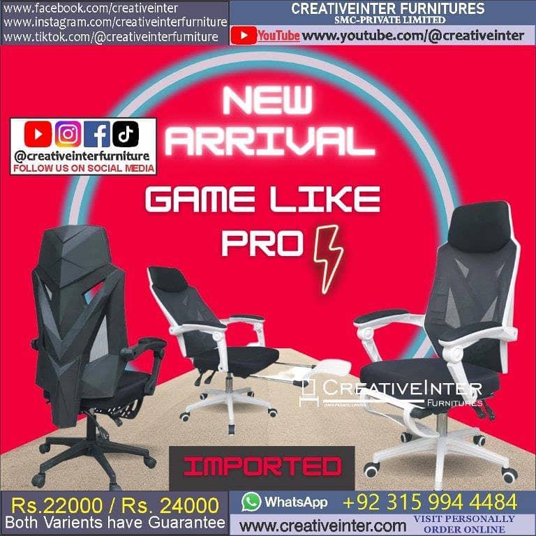 Office chair workstation table front desk Executive meeting gamin sof 9