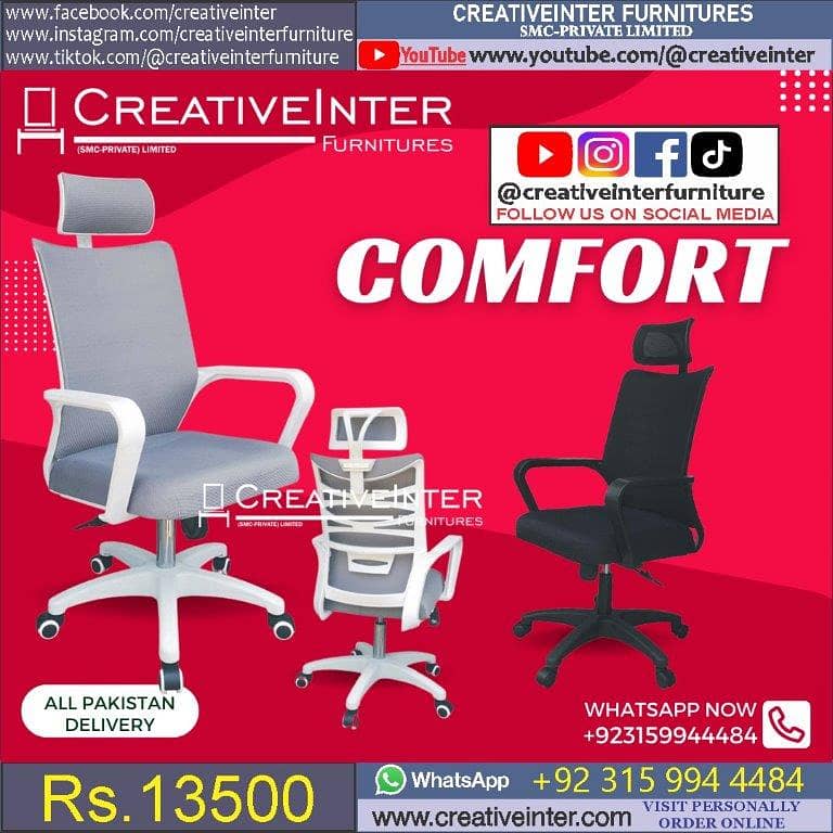 Office chair workstation table front desk Executive meeting gamin sof 2