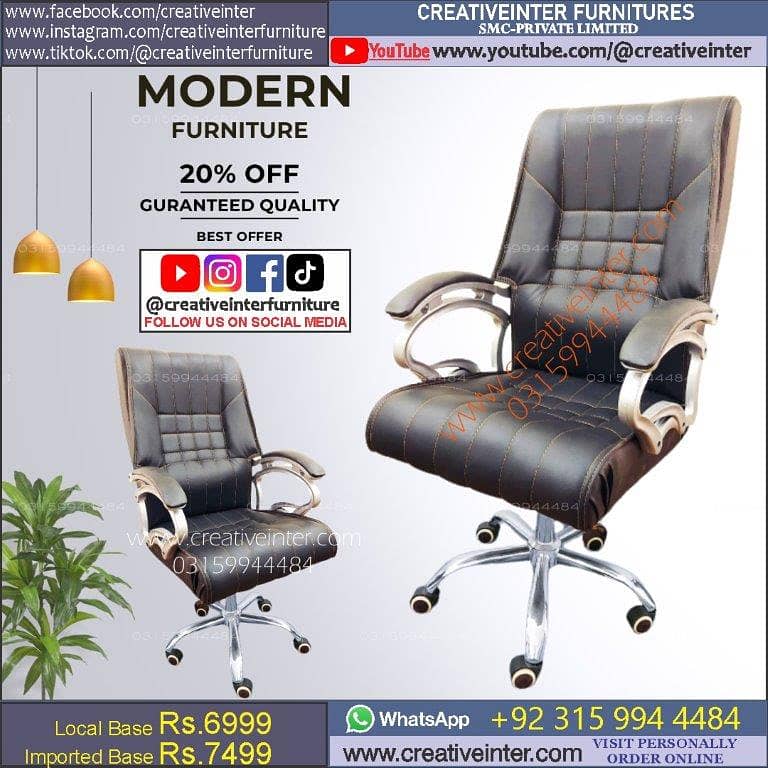 Office chair workstation table front desk Executive meeting gamin sof 6