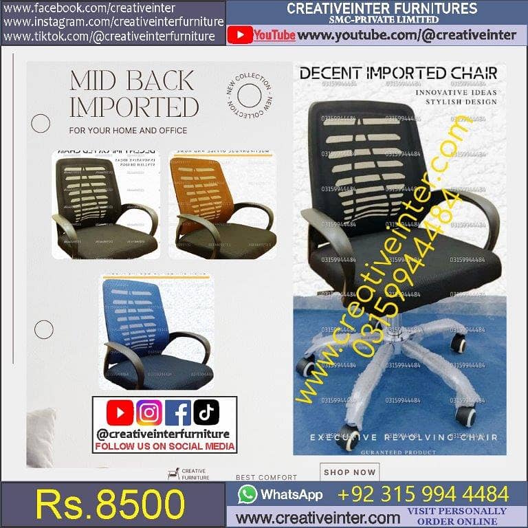 Office chair workstation table front desk Executive meeting gamin sof 10