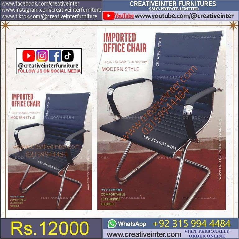 Office chair workstation table front desk Executive meeting gamin sof 18