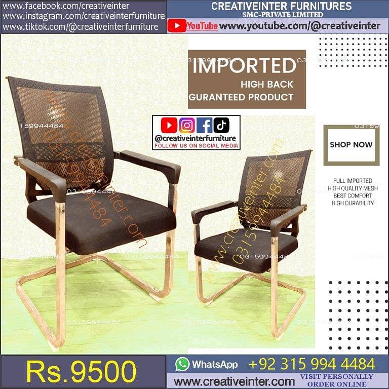 Office chair workstation table front desk Executive meeting gamin sof 19