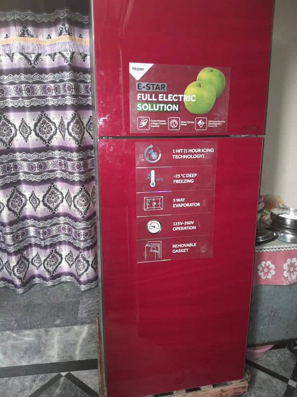Haier refrigerator condition new 0