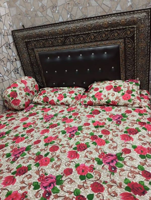 Urgently Sale :  Bed With Mattress 0