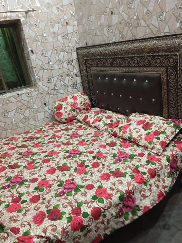 Urgently Sale :  Bed With Mattress 1