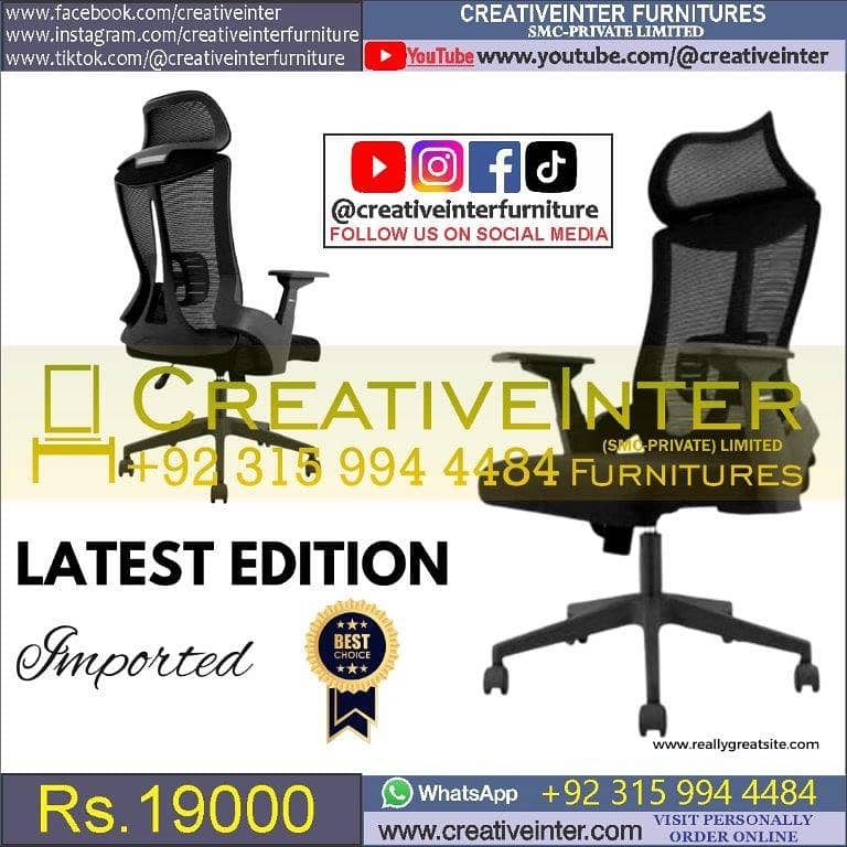 Office chair workstation table front desk Executive meeting gamin sof 11