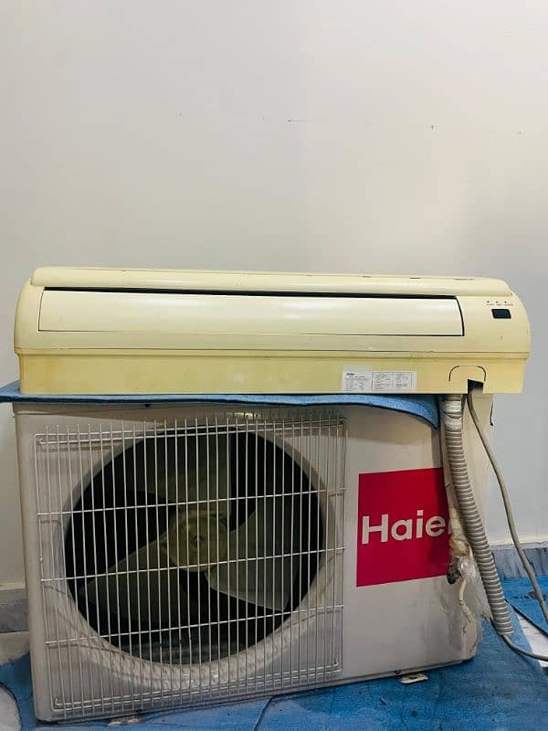 Haier 1 Ton Used AC for Sale – Good Condition, Needs Gas Refill! 2