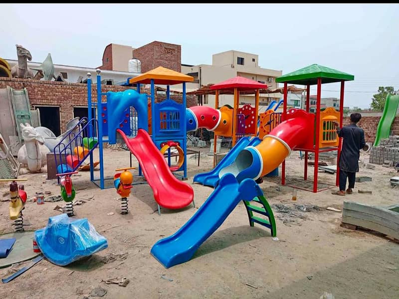 Kids Playland | Swings | Slides | Garden Swing |Jhulay | Park Slides 9