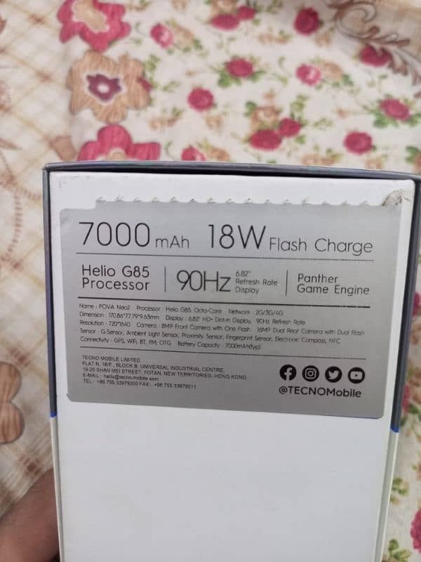 Tecno neo 2 pova 4/128 4