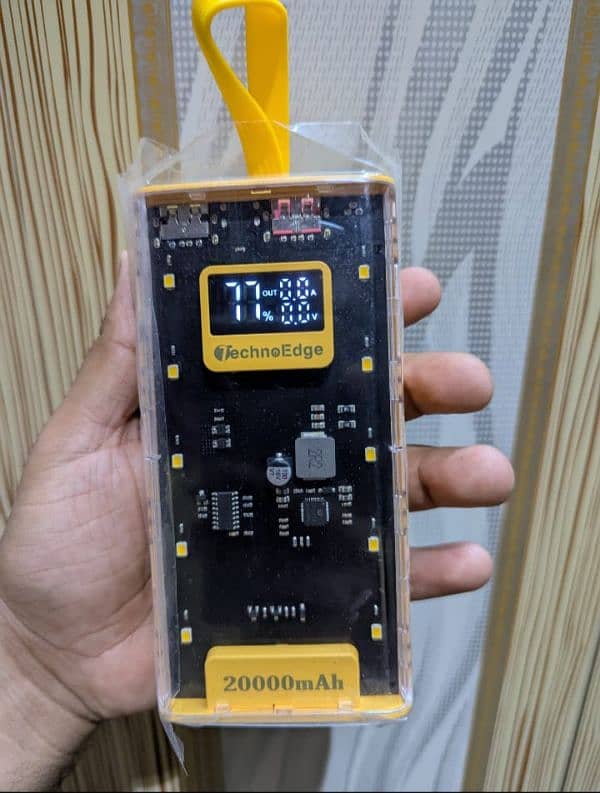 TechnoEdge Flick X Transparent 20000mah power Bank 3