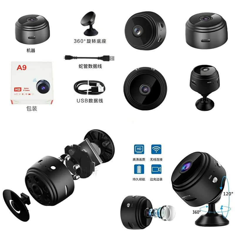 A9 Mini Camera Wifi Wireless Recorder Hd Video WB (A9) 0