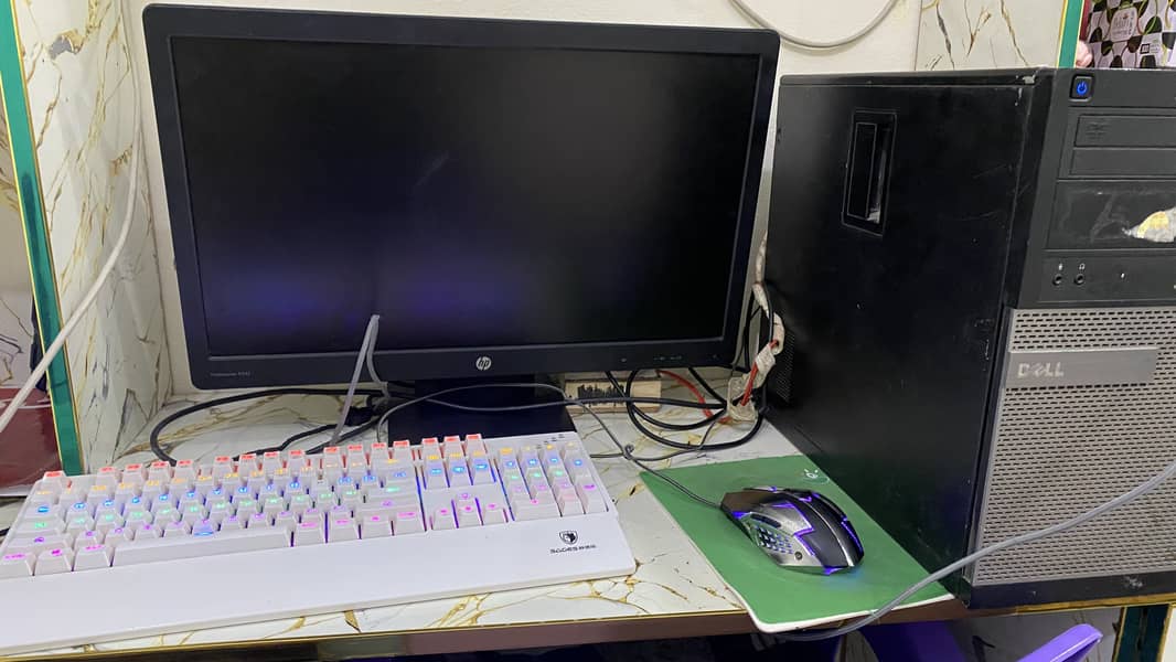 Full Gaming Setup Gaming computer with Led, Mouse and Keyboard 0