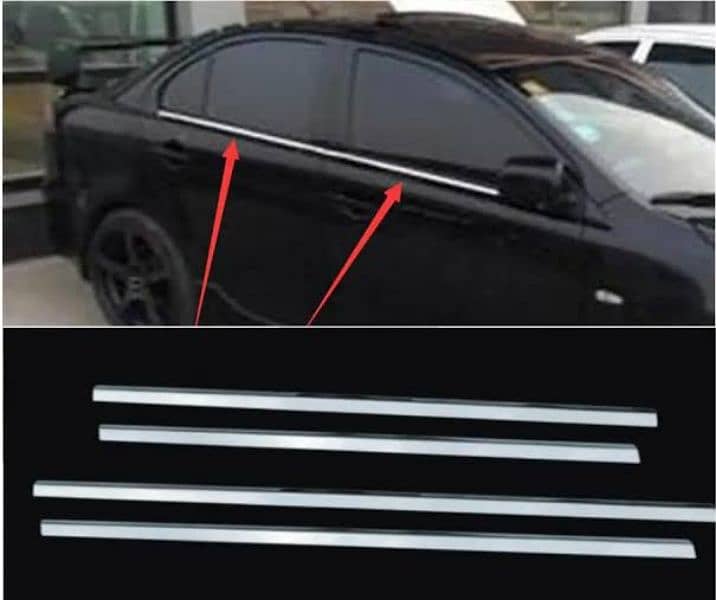 Civic 2005 original window mouldings - Set of 4 - 0