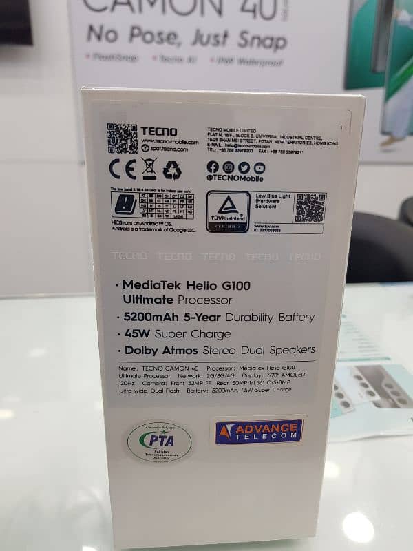 Camon 40 0