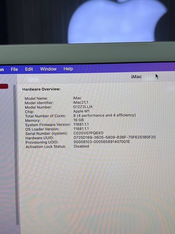 iMac 2021 m1 9