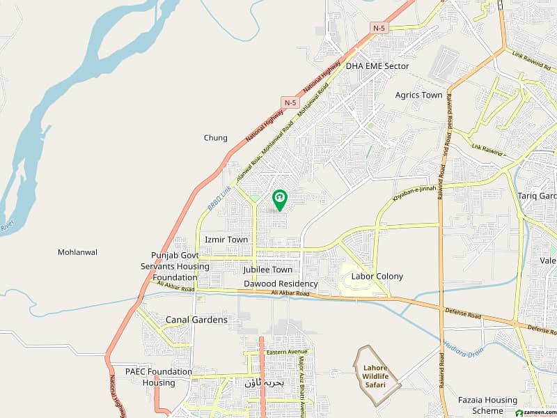 MAIN BOULEVARD 150 FEET WIDE ROAD 2 KANAL PLOT AVAILABLE FOR SALE IN IZMIR TOWN - BLOCK H 0