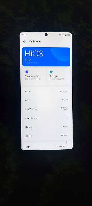 TECNO CAMON 20 3