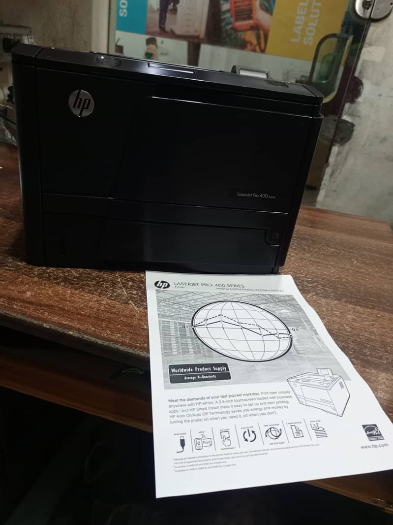 Hp laser jet Pro 400 Printer best for office used Heavy duty 1