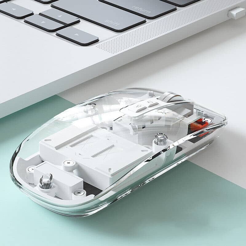 Yilima Transparent Wireless Rechargeable mouse 3