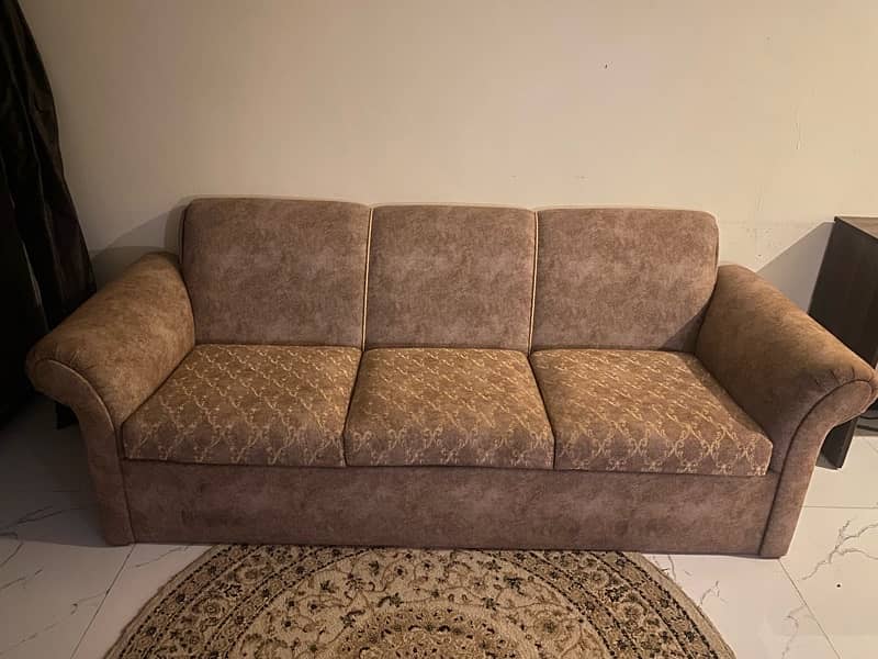 3 seater sofa original wood 0