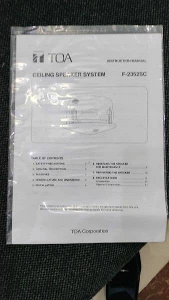 TOA Ceiling Speakers Made In Indonesia 5