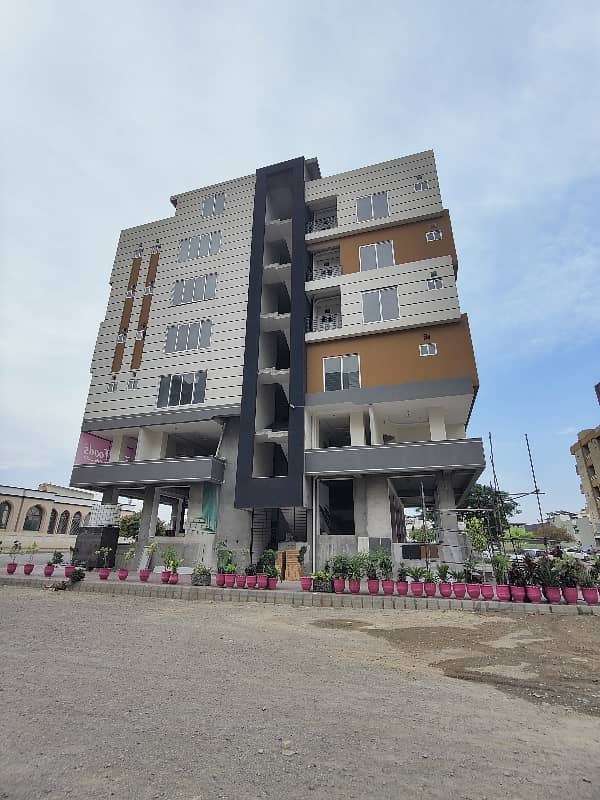 2 Bed Luxury Apartment On 2nd Floor. Available For Sale Multi Gardens MPCHS B-17. 2
