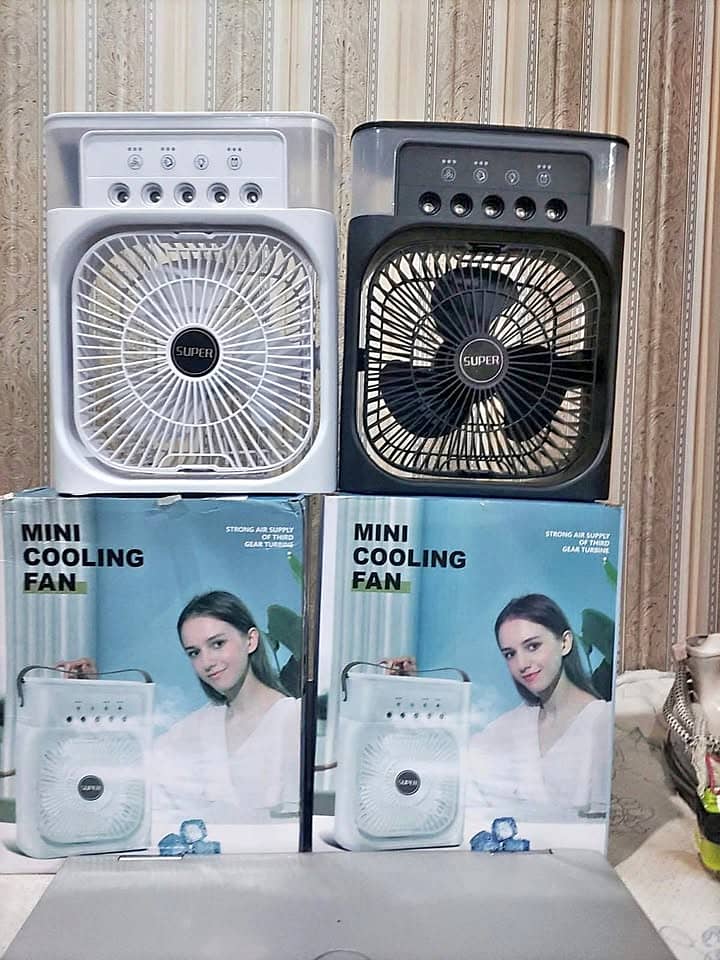 Mist Table Fan | Solar DC Fan | Rechargeable AC/DC Fan | Table Fan 0