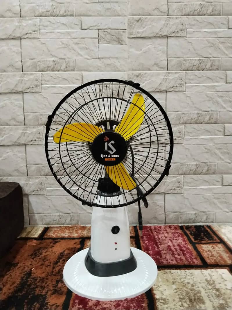 Mist Table Fan | Solar DC Fan | Rechargeable AC/DC Fan | Table Fan 2
