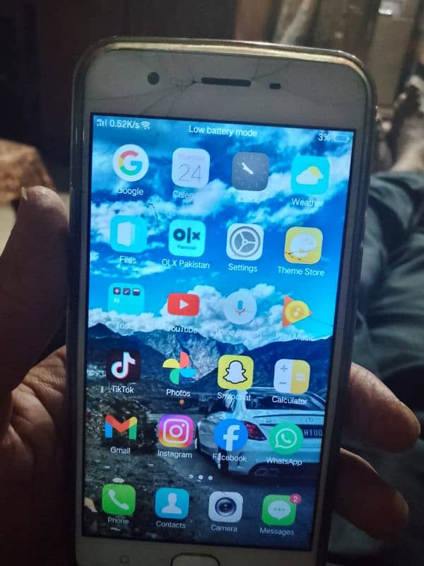 Oppo a57 10/7 condition glass break 3/32 ram + mamry PTA approved 0