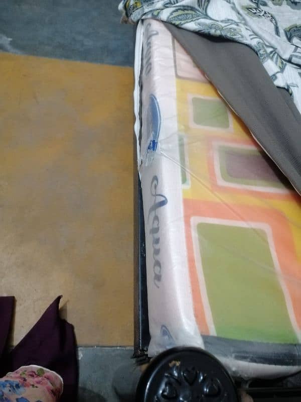Bed / bed set / iron bed / with mattress / furniture 1