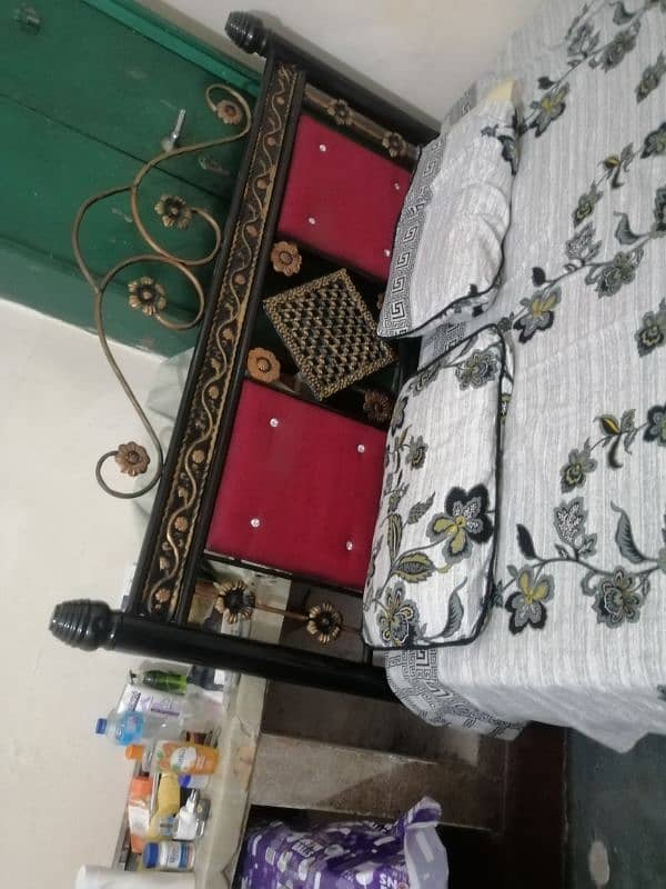 Bed / bed set / iron bed / with mattress / furniture 2