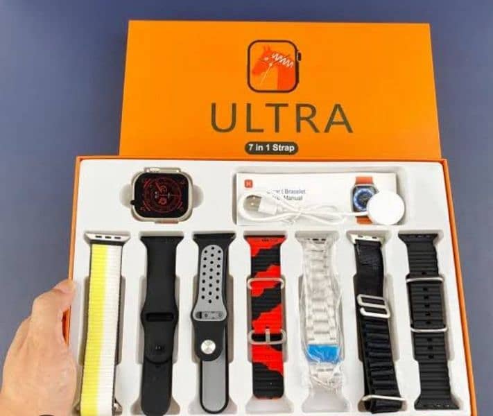 Watch ultra with 7 straps 1