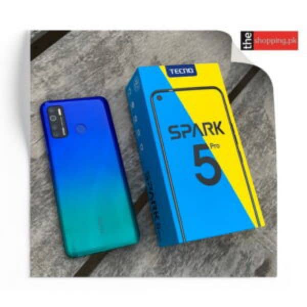 Tecno spark 5 pro 4Gb ram 64Gb rom 0