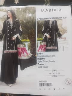 3 piece embroided with patches suit