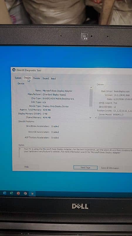 Dell attitude 5450  Core i7 5th gn 3