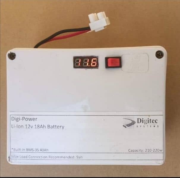 12v lithium ion battery 6ah, 9ah, 12ah, 15ah & 18ah 0