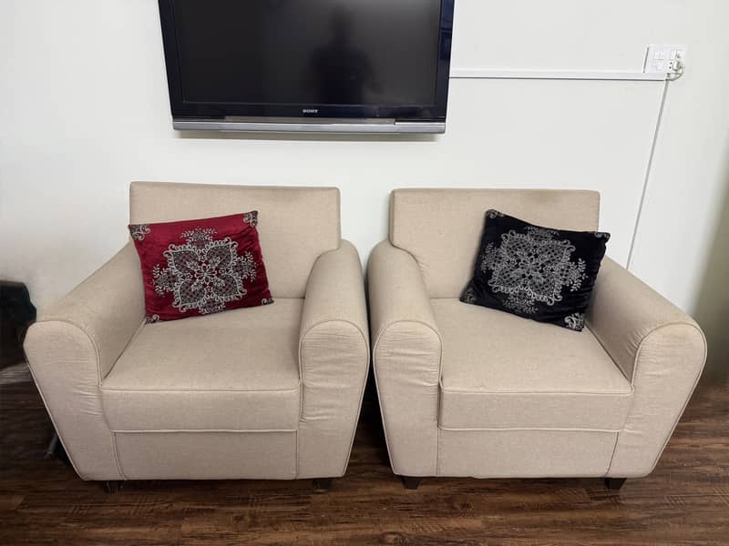 2 seater sofa // wooden sofa // sofa for sale // 1+1 Seater 0